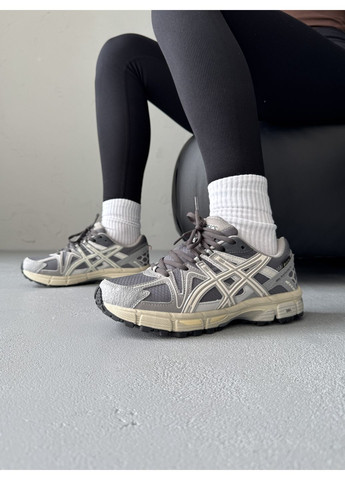 Кроссовки женские и мужские Asics Gel Kahana 8 Grey Gore-Tex | Асікс Гель-Кахана 27 серые демисезоны (370286730)