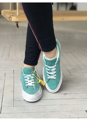 Комбіновані літні кеди converse low mint конверс No Brand