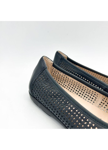 Жіночі балетки (р) шкіра 0-1-1-9-22151-42-814 Caprice | сині (364657817)