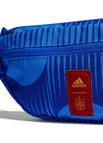 Поясна сумка на пояс плече бананка adidas spain unisex waist bag crossbody blue gold (289478663)