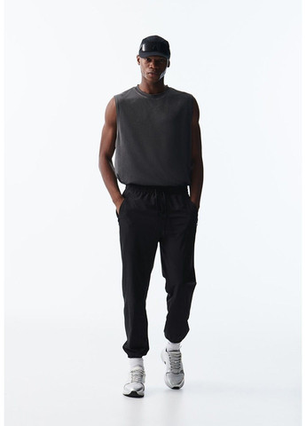 Чоловічі спортивні штани джоггери Dry Move (58141) S Чорні H&M (322375816)