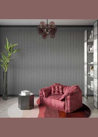 Рельс декоративный WPC стеновой уголь 3000х160х23мм SW-00001534 Sticker Wall (330018282)