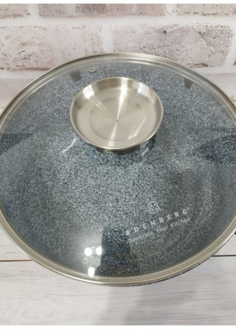 Каструля EB-3979 з гранітним антипригарним покриття 26 см 5.6 л Сірий Edenberg (359401902)