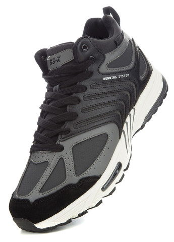 Серые зимние кроссовки мужские Baasploa