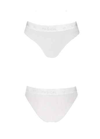 Белый демисезонный трусики с прозрачной вставкой ps006 panties white, size s Passion