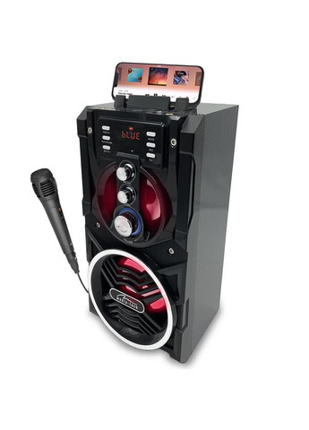 Акустическая система 1.0 18W, Bluetooth/FM/AUX/SD/USB/КАРАОКЕ черная Media-Tech (341089959)