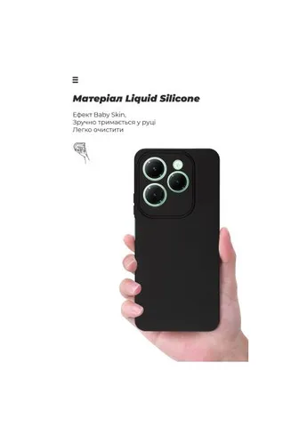 Чехол для мобильного телефона (ARM79055) ArmorStandart ICON Infinix Hot 40 Camera cover Black (383125954)