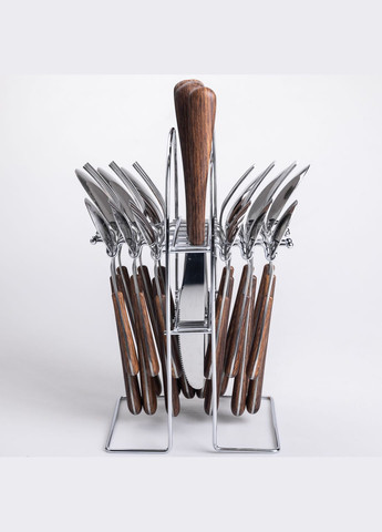 Набір столових приборів 24 предмети на 6 персон, срібло Yiwu (324234898)