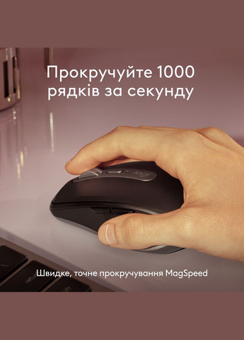 Миша MX Anywhere 3S for Ma, Space Grey (910006947) (6998415) Logitech (314777453)