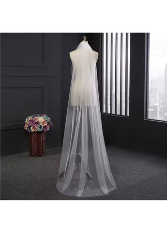Фата длинная /veil wedding long на расческе No Brand (369162451)