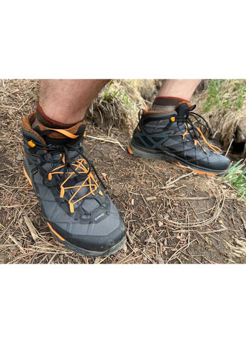 Ботинки из Gore-Tex Rocket MID GTX Black/Orange AKU (360238385)