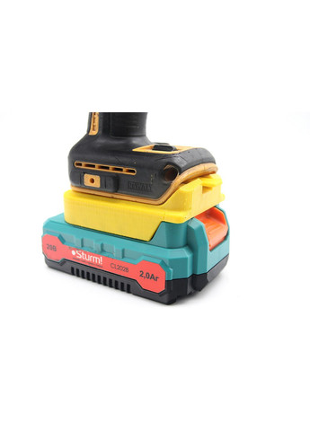 Переходник из аккумулятора Sturm на инструмент Dewalt No Brand (365797474)