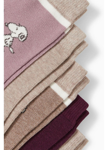 Комбинированные комплект носков (5 пар) C&A однотонные (365716075)