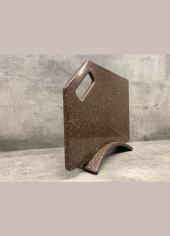 Кухонна дошка на підставці зі штучного акрилового каменю Terrain 360*260 мм No Brand (341316442)