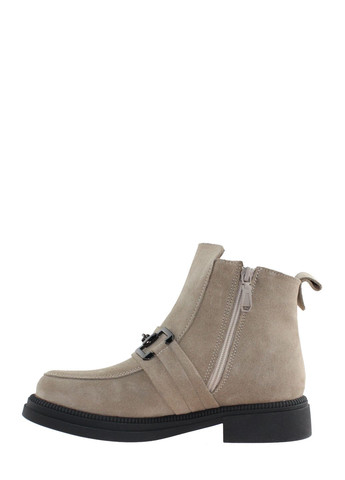 Осенние ботинки a-26-11 бежевый Alvista из натуральной замши