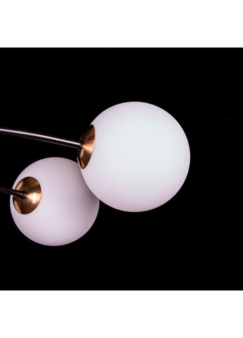 Підвісна люстра в стилі лофт на 8 лампочок 2777/8/CB/copper/white ball No Brand (352230362)