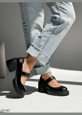 No Brand Туфли черный з натуральная кожа, — (317319743)