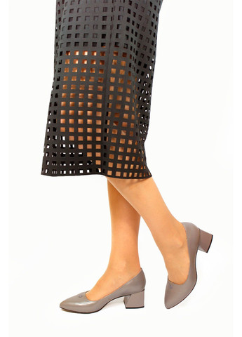 It-Girl Женские туфли лодочки серый з натуральная кожа, — лето (317447636)