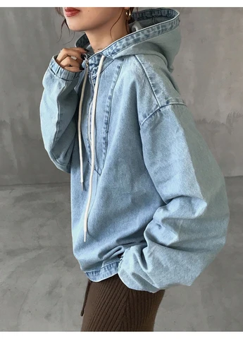 Джинсова сорочка SHEIN (382569783)