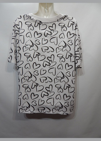 ФУТБОЛКА женская фирменная оригинал Oversize 50-52 р. 116фн (только в указанном размере, только 1 шт) Primark - (331164414)