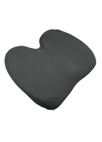 Подушка ортопедическая с эффектом памяти на сиденье кресла стула в автомобиль офис дом 45×40×10 см (482173-Prob) Серая Unbranded (371425511)