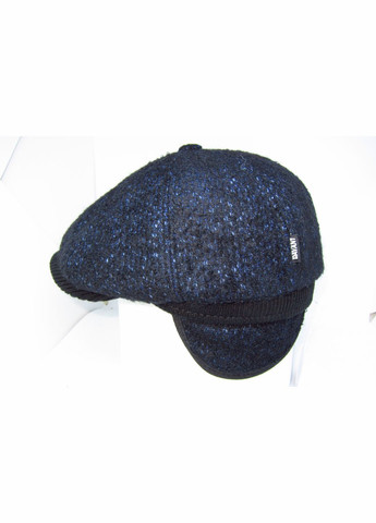 Чоловіча кепка восьмиклинка синя з вушками DAVANI 00128 No Brand кепка восьмиклінка (304764236)