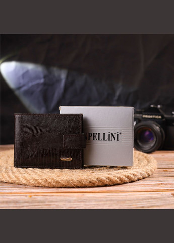 Маленький кошелек мужской кожаный 21507 Коричневый Canpellini (306881766)