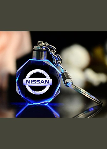 Автомобільний Брелок на ключі з логотипом Nissan з підсвічуванням (23533412) GF (332211296)