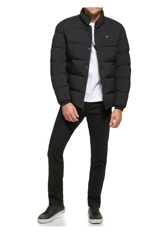 Черный демисезонный Пуховик Calvin Klein