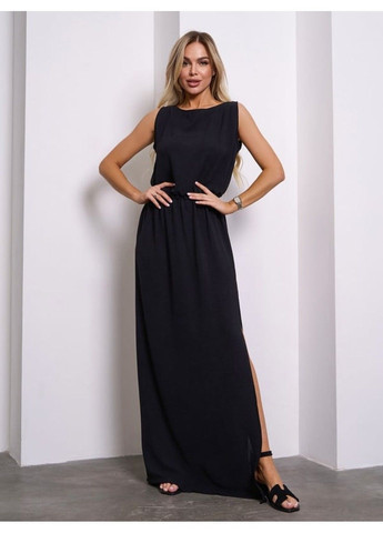 Черное повседневный платье issa pus 13406 черный ISSA PLUS