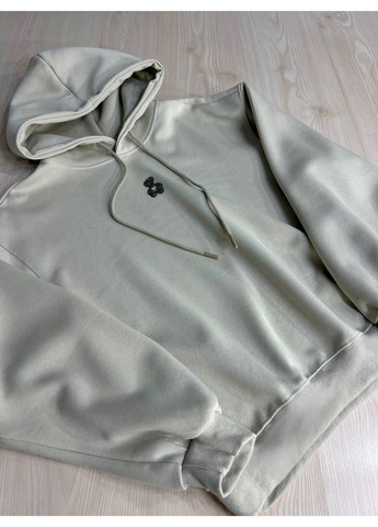 Костюм жіночий A-N 2735 з ведмедиком в камінцях -худі та штани бежевий No Brand (338196004)