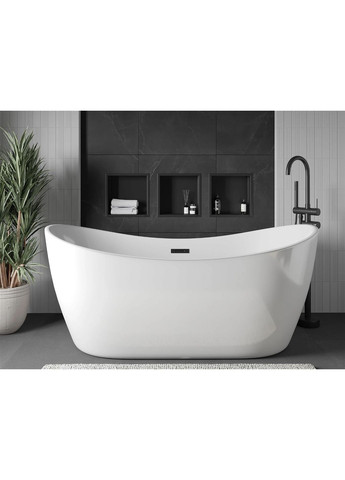 Полиця у ванну кімната вбудована чорна нержавіюча 30 см Nett YB-29 (352261569)