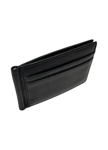 Чоловічий затискач з натуральної шкіри 007 чорний 11.5 х 8.5 х 1 Balisa (367263687)