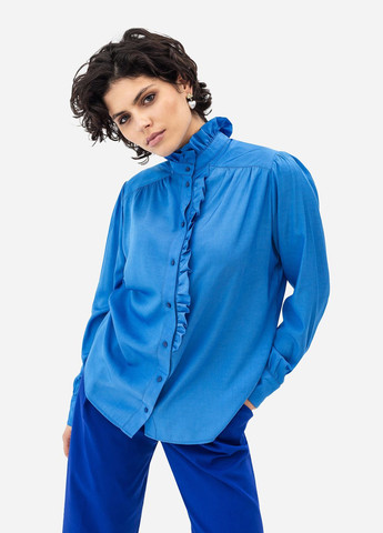Синя демісезонна блуза jane Garne