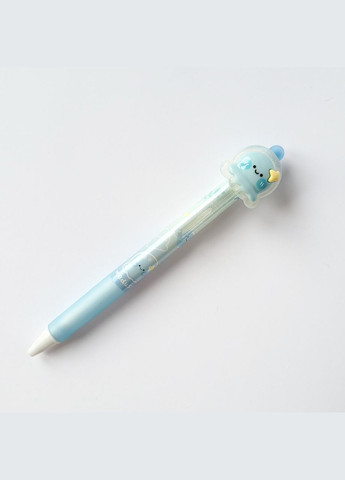 Гелева ручка пиши-стирай в корейському стилі з об'ємною фігуркою медуза, синя гелева паста No Brand (320916991)