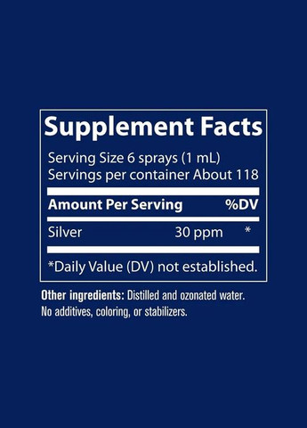 Колоїдне срібло, Colloidal Silver Spray,, 118 мл Trace Minerals Research (325401195)