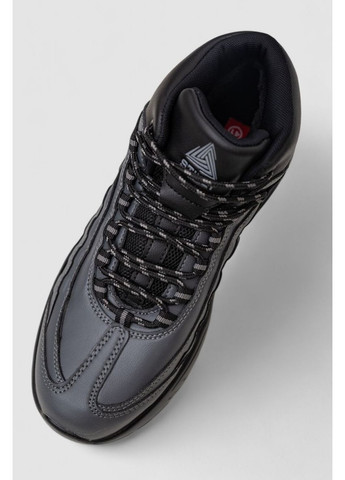 Серые демисезонные кроссовки мужские зимние на меху Ager 248RCX619