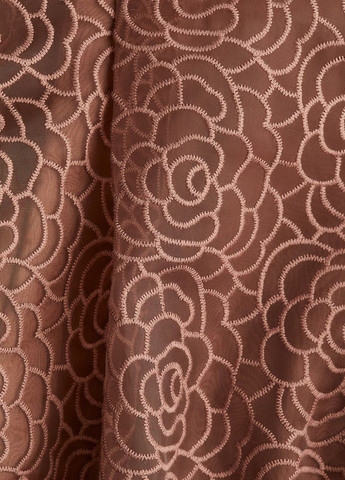 Коричнева коктейльна сукня H&M однотонна