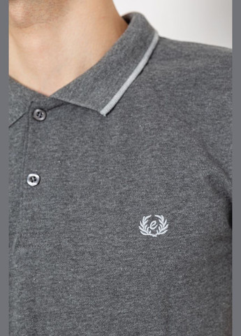 Серая поло мужское котоновое Ager 247R301