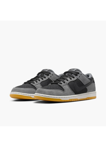 Чорні кросівки чоловічі dunk low sb grey/black Nike