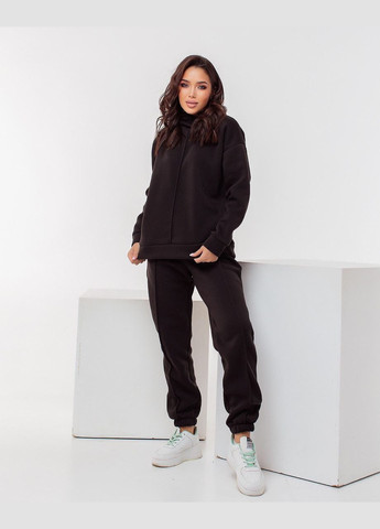 Спортивный костюм женский 102 зимний 50, Черный Sofia (267809760)