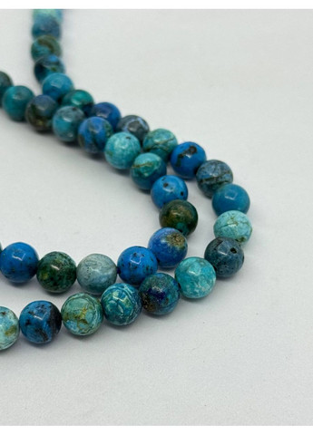 Опал на нитці без застібки 8 мм 38 см Блакитний No Brand (363829808)