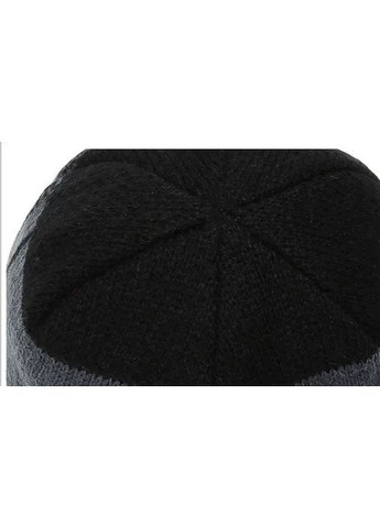 Зимовий чоловічий комплект Шапка (кепка) зі снудом One Size з хутряною підкладкою, комплект утеплений на зиму для чоловіків No Brand (368707089)