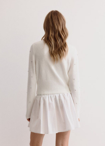 Белый демисезонный кардиган H&M