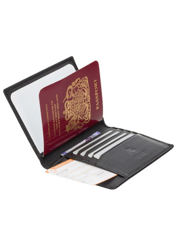 Шкіряна обкладинка для документів 2201 BLK Visconti (303829968)