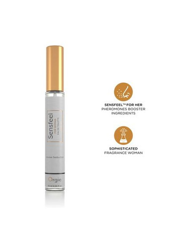 Туалетна вода жіноча SENSFEEL + афродизіак, ефективна феромон-технологія, 10 мл Orgie (331169046)