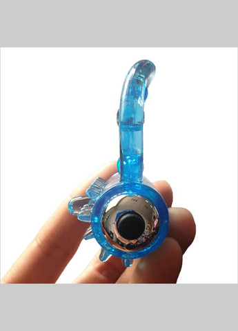 Эрекционное кольцо двойное на пенис Stay Hard 3 с вибратором для клитора и фиксатором мошонки No Brand (303908672)