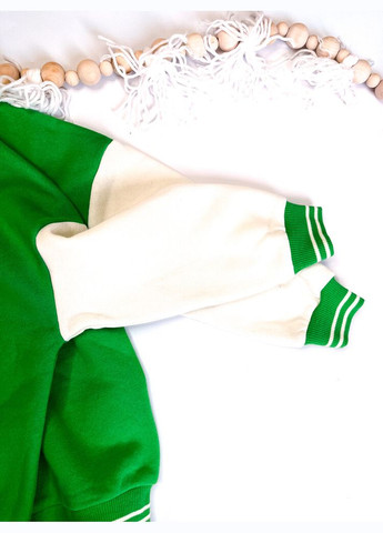 Зеленая куртка-американка 104 см зеленый артикул л266 H&M