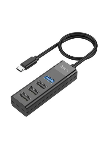HUB адаптер TypeC Easy mix 4-in-1 converter HB25 USB3.0+3*USB2.0 Hoco (280877361)