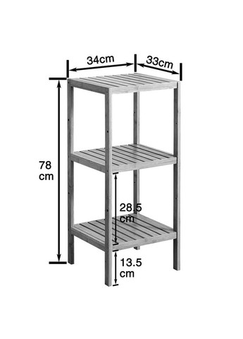 Стеллаж кухонный из дерева Арбон флокс (СТА-004255) No Brand (327845058)